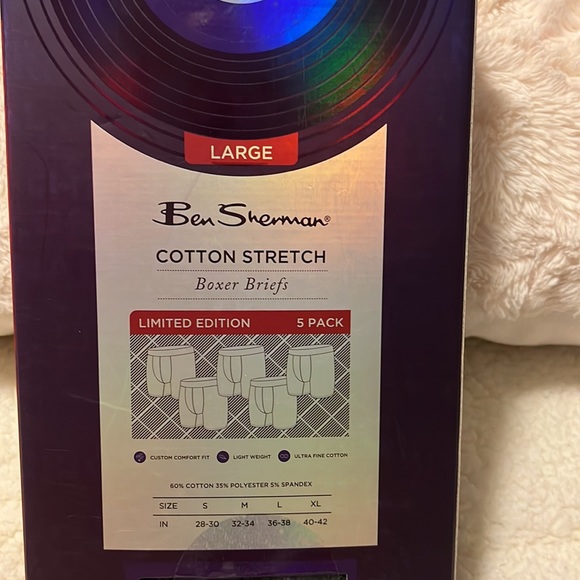 BEN SHERMAN BOXER BRIEFS NEW IN BOX VARIOUS SIZES AVAILABLE - Picture 4 of 4